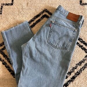 Levi's Light Blue Straight Leg Jeans